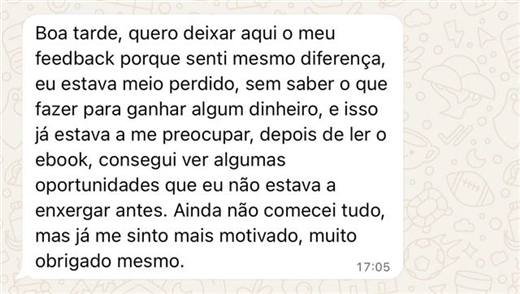 Depoimento real de leitor sobre o e-book